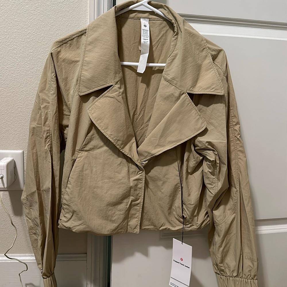 lululemon athletica Lightweight Tan Trench Jacket